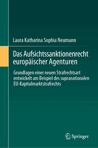 Das Aufsichtssanktionenrecht europ�ischer Agenturen