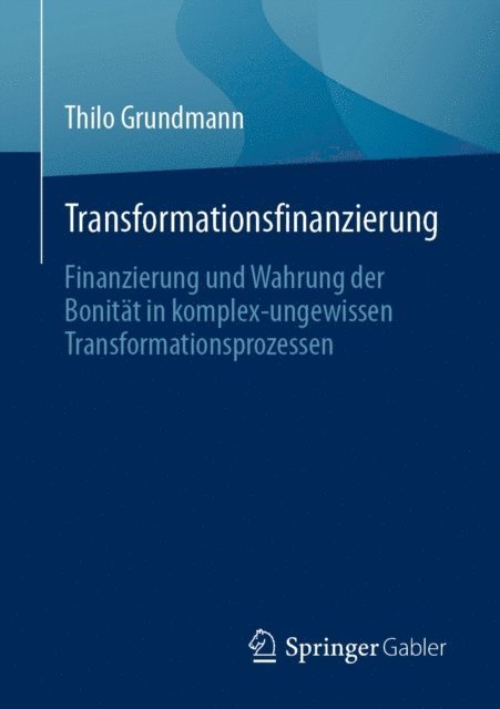 Thilo Grundmann - Transformationsfinanzierung, E-bok