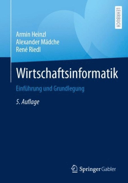 Rene Riedl, Alexander Madche, Armin Heinzl - Wirtschaftsinformatik, E-bok