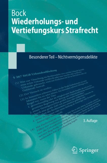 Dennis Bock - Wiederholungs- und Vertiefungskurs Strafrecht, E-bok