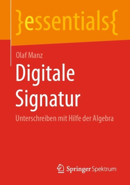 Olaf Manz - Digitale Signatur, E-bok