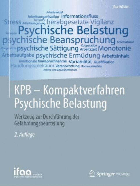 ifaa - Institut fur angewandte - KPB - Kompaktverfahren Psychische Belastung, E-bok