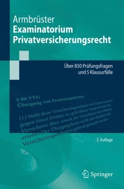 Christian Armbruster - Examinatorium Privatversicherungsrecht, E-bok