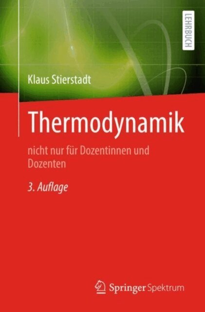 Klaus Stierstadt - Thermodynamik, E-bok