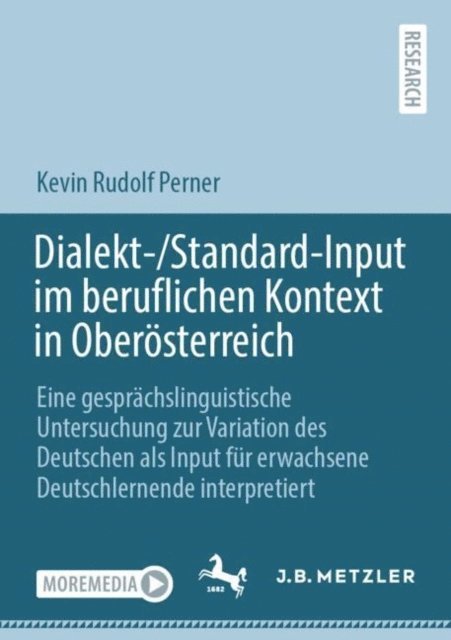 Kevin Rudolf Perner - Dialekt-/Standard-Input im beruflichen Kontext in Oberösterreich, E-bok