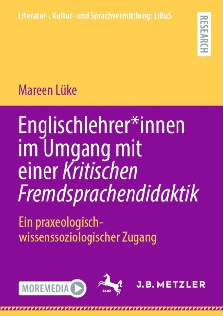 Mareen Luke - Englischlehrer*innen im Umgang mit einer Kritischen Fremdsprachendidaktik, E-bok
