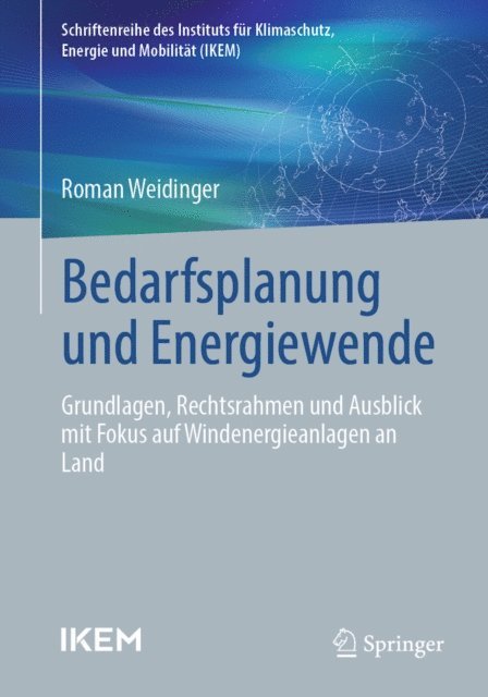 Roman Weidinger - Bedarfsplanung und Energiewende, E-bok