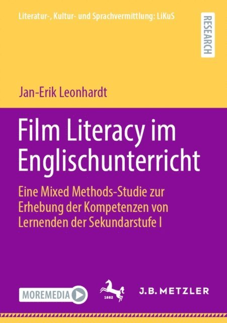 Jan-Erik Leonhardt - Film Literacy im Englischunterricht, E-bok