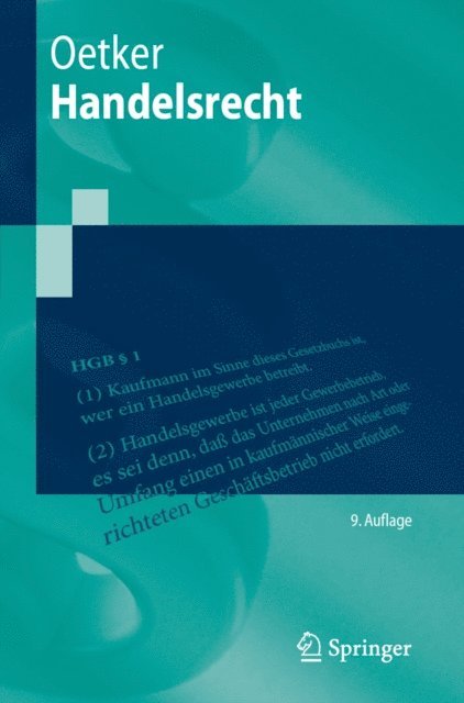 Hartmut Oetker - Handelsrecht, E-bok
