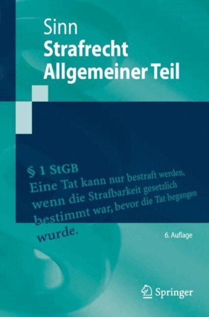 Arndt Sinn - Strafrecht Allgemeiner Teil, E-bok