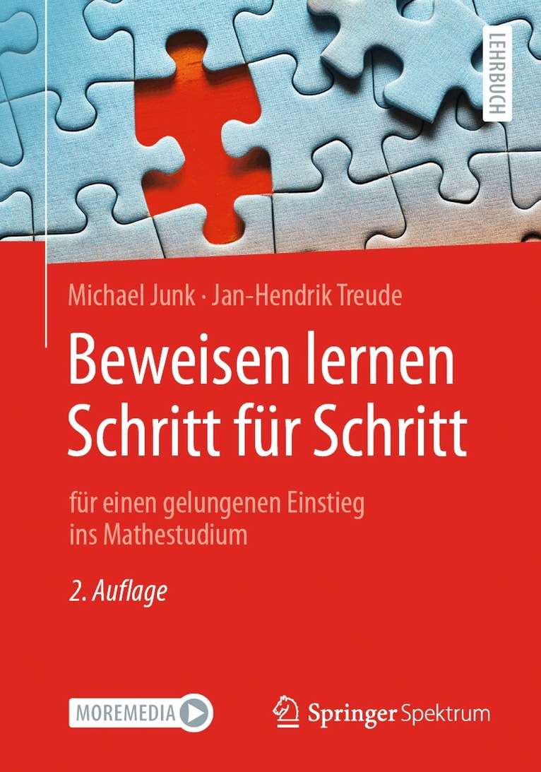 Michael Junk, Jan-Hendrik Treude - Beweisen lernen Schritt für Schritt, Övrigt