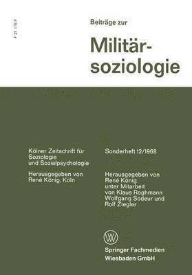 Réné König - Beiträge Zur Militärsoziologie, Häftad