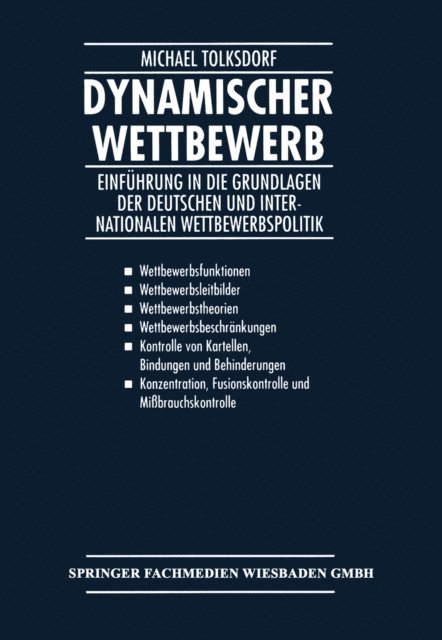 Michael Tolksdorf - Dynamischer Wettbewerb, E-bok
