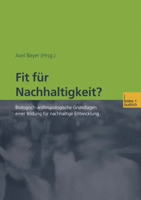 Axel Beyer - Fit für Nachhaltigkeit?, E-bok. Tillgänglighet: Lägg i varukorg