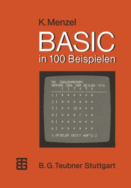 Klaus Menzel - BASIC in 100 Beispielen, E-bok
