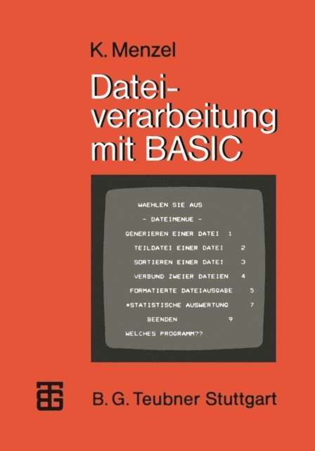Klaus Menzel - Dateiverarbeitung mit BASIC, E-bok