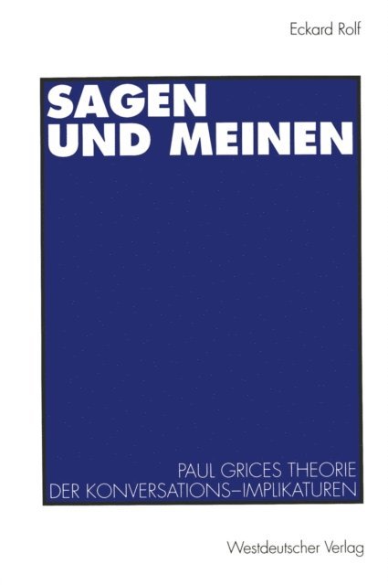 Eckard Rolf - Sagen und Meinen, E-bok