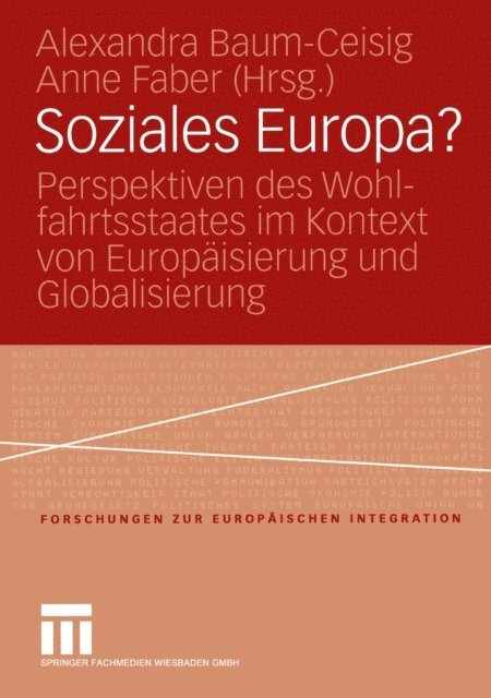 Anne Faber, Alexandra Baum-Ceisig - Soziales Europa?, E-bok