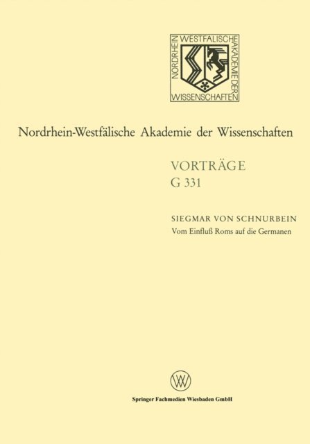 Siegmar ?von? Schnurbein - Vom Einfluß Roms auf die Germanen, E-bok
