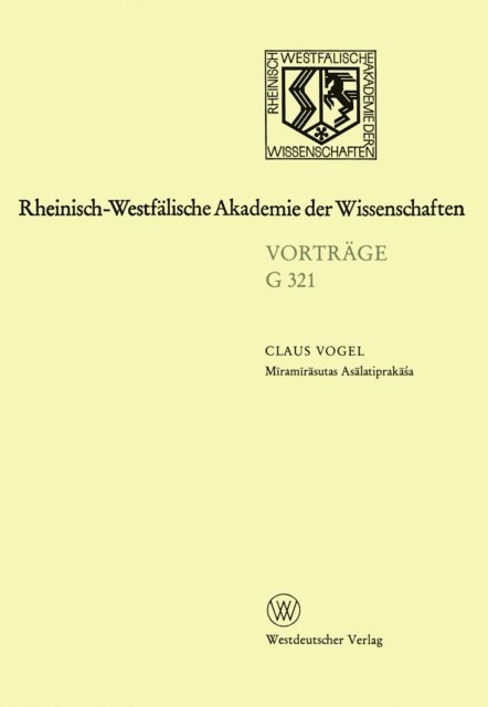 Claus Vogel - Mīramīrāsutas Asālatiprakāśa, E-bok