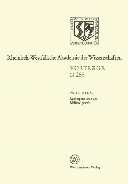 Paul Mikat - Rechtsprobleme der Schlüsselgewalt, E-bok