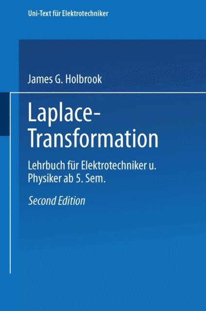 James G. Holbrook - Laplace-Transformation, E-bok. Tillgänglighet: Lägg i varukorg