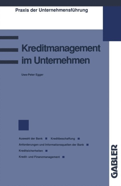 Uwe-Peter Egger - Kreditmanagement im Unternehmen, E-bok