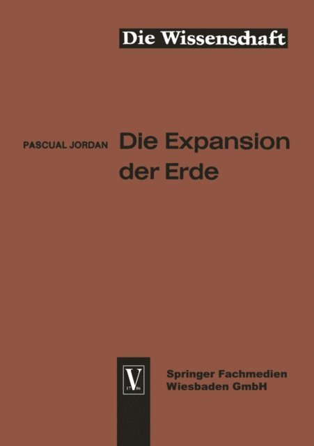 Pascual Jordan - Die Expansion der Erde, E-bok