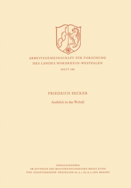 Friedrich Becker - Ausblick in das Weltall, E-bok