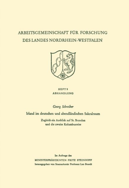 Georg Schreiber - Irland im deutschen und abendländischen Sakralraum, E-bok
