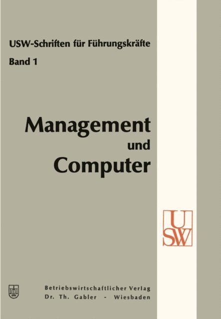 W. Busse von Colbe, Horst Albach - Management und Computer, E-bok