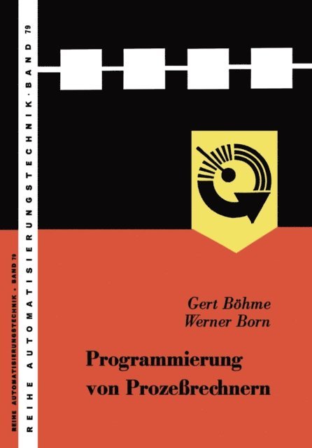 Gert, Werner Born, Gert Bohme - Programmierung von Prozeßrechnern, E-bok
