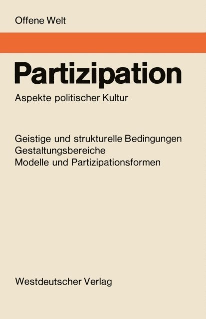 K. Friedrich Schade, Ulrich von Pufendorf, Helga Boss-Stenner - Partizipation, E-bok