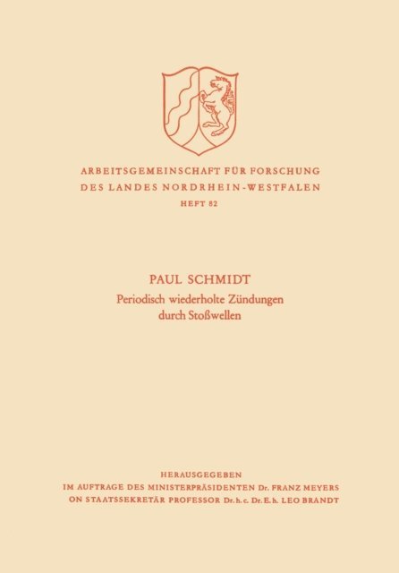 Paul Schmidt - Periodisch Wiederholte Zündungen durch Stoßwellen, E-bok