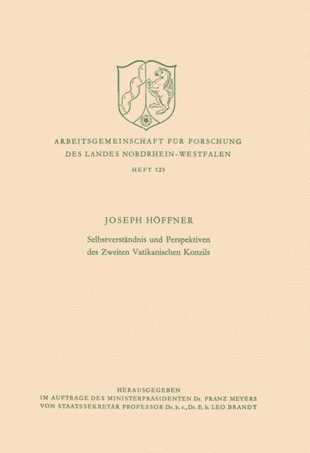 Joseph Hoffner - Selbstverständnis und Perspektiven des Zweiten Vatikanischen Konzils, E-bok