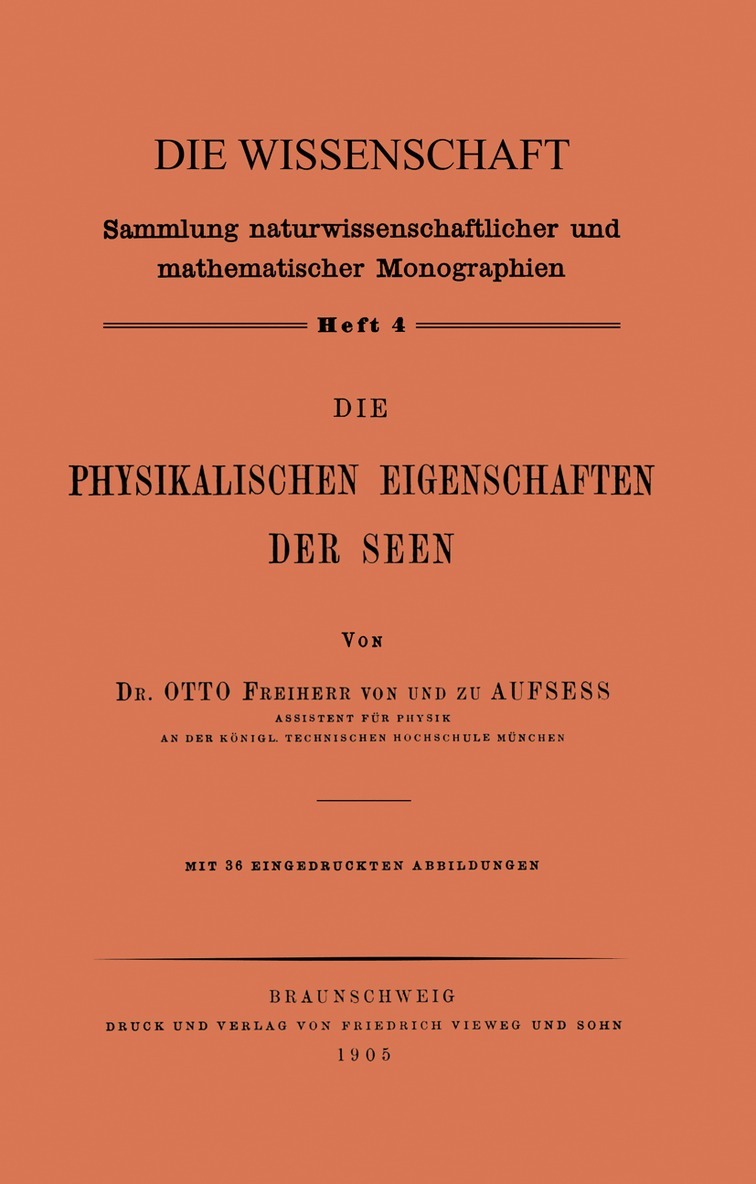 Die Physikalischen Eigenschaften der Seen