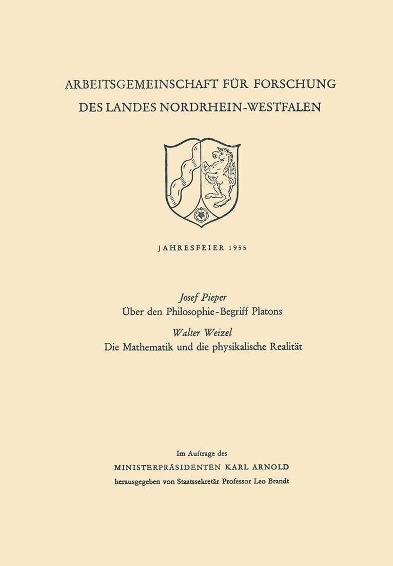 Josef Pieper - Über den Philosophie-Begriff Platons. Die Mathematik und die physikalische Realität, Häftad. Tillgänglighet: Lägg i varukorg