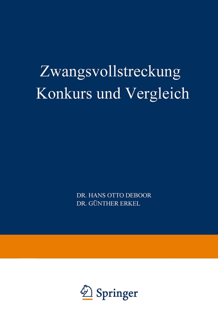 Zwangsvollstreckung Konkurs und Vergleich