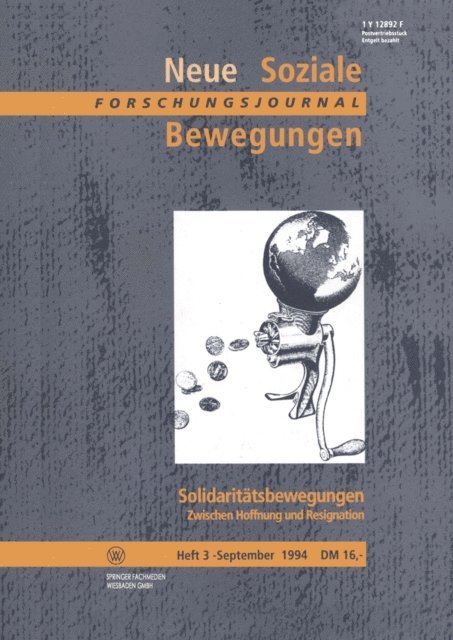 Hans G. Jansen, Christoph Butterwegge, Albert Scherr, Ingrid Spiller, Michael Windfuhr, Michael Heuer, Michael Bommes, Malte Letz, Rolf Brauer, Reinhart Koler, Rolf Kreibich - Solidaritätsbewegungen, E-bok