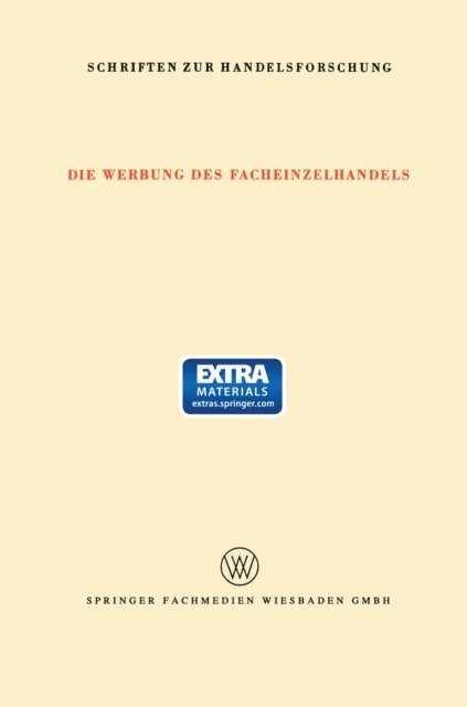 E. Sundhoff, Fritz Klein-Blenkers - Die Werbung des Facheinzelhandels, E-bok