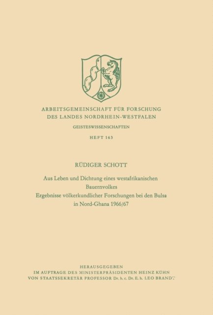 Rudiger Schott - Aus Leben und Dichtung eines westafrikanischen Bauernvolkes, E-bok