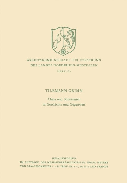 Tilemann Grimm - China und Südostasien in Geschichte und Gegenwart, E-bok