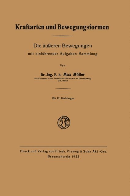 Max Moeller - Kraftarten und Bewegungsformen, E-bok. Tillgänglighet: Lägg i varukorg
