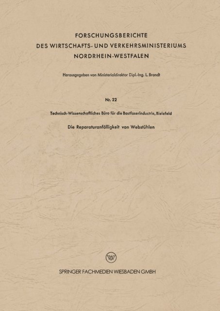 Waldemar Rohs - Die Reparaturanfälligkeit von Webstühlen, E-bok