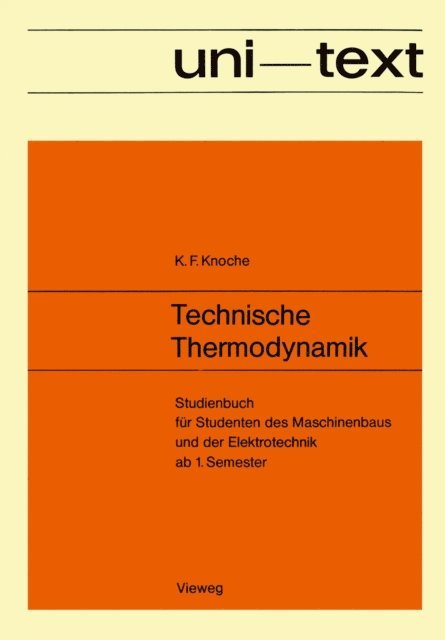 Karl Friedrich Knoche - Technische Thermodynamik, E-bok