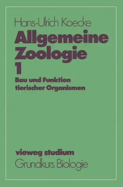 Hans-Ulrich Koecke - Allgemeine Zoologie, E-bok. Tillgänglighet: Lägg i varukorg
