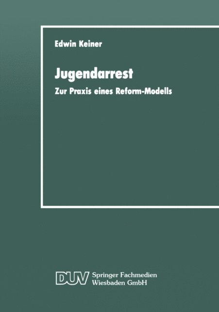 Edwin Keiner - Jugendarrest, E-bok