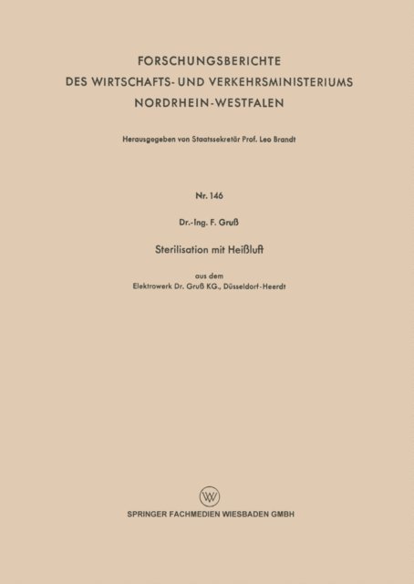 Franz Gruss - Sterilisation mit Heißluft, E-bok