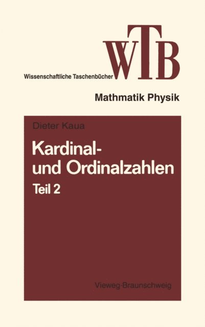 Dieter Klaua - Kardinal- und Ordinalzahlen, E-bok