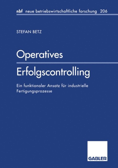 Stefan Betz - Operatives Erfolgscontrolling, E-bok